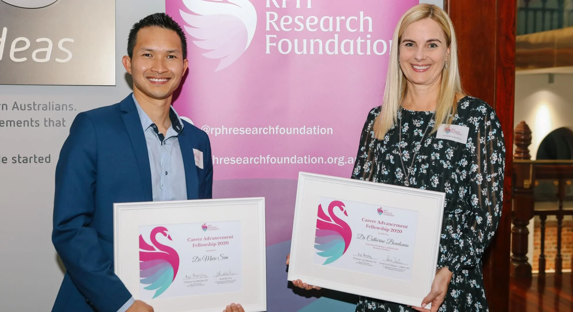 Dr Marc Sim and Dr Catherine Bondonno