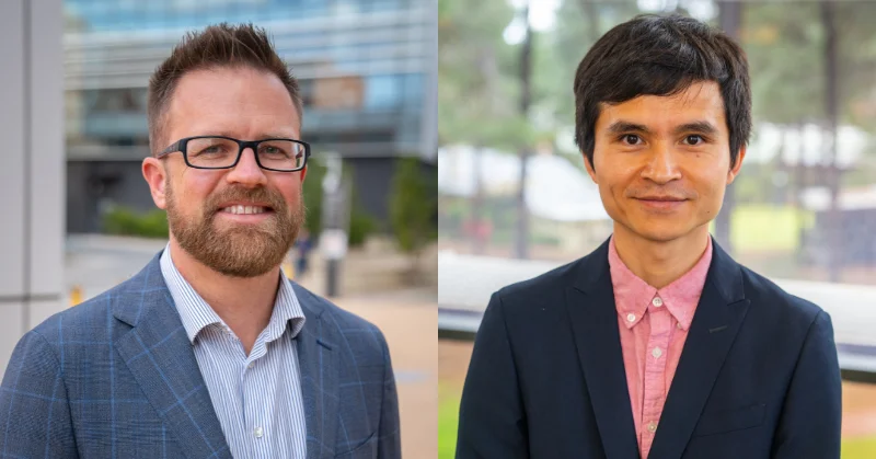 Associate Professor Joshua Lewis and Dr Liezhou Zhong